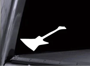 Explorer Guitar Vinyl Decal Sticker for Window Bumper Laptop Case Amp Hetfield - Picture 1 of 3