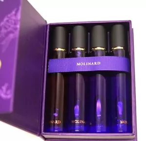Molinard 4x15 ml EdP Pachulí Vainilla-Pachulí Vainilla Fruitee Juego de viaje - Imagen 1 de 4
