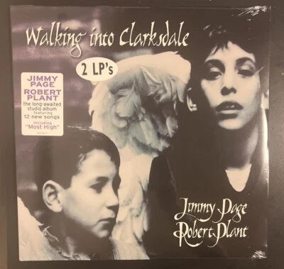 JIMMY PAGE & ROBERT PLANT WALKING INTO CLARKSDALE 2LP 1998 NEW AND SEALED   — 第 1/4 张图片