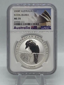  2008P Australian Kookaburra NGC MS70 - Picture 1 of 4