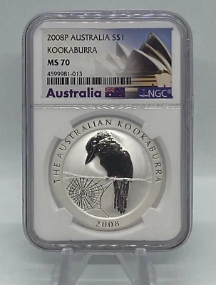  2008P Australian Kookaburra NGC MS70 - Image 1 of 4
