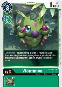 Wormmon Special Release 1.5 BT3-047 Digimon NM/M - Picture 1 of 1