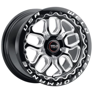 Weld S907B0067P25 for S907 15X10 Laguna Beadlock 5X114.3 ET25 BS6.5 Gloss Black - Picture 1 of 3