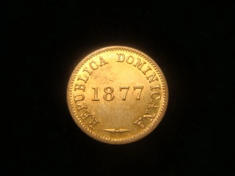 DOMINICAN REPUBLIC. CENTAVO 1877 Cover