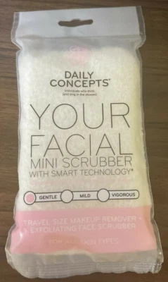 DAILY CONCEPTS YOUR FACIAL MINI SCRUBBER W/ SMART TECHNOLOGY BNIP - Image 1 of 2