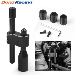 H Type Car Shift Knob Extension Adjustable Extension Gear Shifter Black+Adaptors - Picture 1 of 6