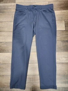 Haggar Active Serie Hose 5 Taschen schmale Passform Größe 36x29 marineblau - Bild 1 von 7