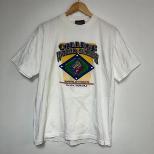Maglia College World Series 2000 vintage CWS Omaha Baseball - Foto 1 di 2