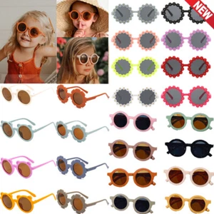 Cute Kids Boys Girls Sunglasses Toddler Children UV400 Frame Goggles Outdoo L - Picture 1 of 62