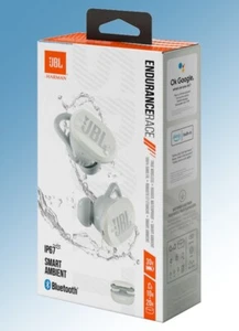 Auriculares deportivos intrauditivos JBL Endurance Race TWS True Wireless (blancos) - Imagen 1 de 1