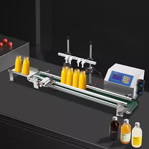 150W Liquid Paste Filling Machine Pneumatic Bottle Pack Piston Filler Electric - Picture 1 of 23