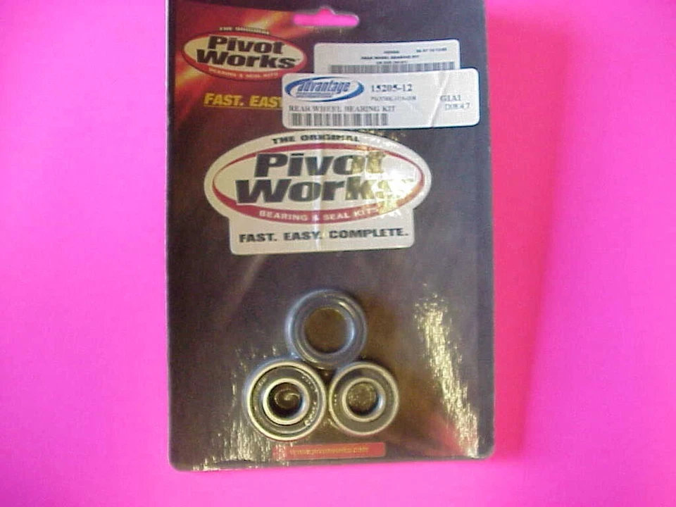 Pivot Works 1990 1991 Honda CR80R Rear Wheel Bearing Kit - Imagem 1 de 1