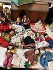 Lot of 12 Vintage Madame Alexander Around the World 7.5" Dolls ~ No boxes