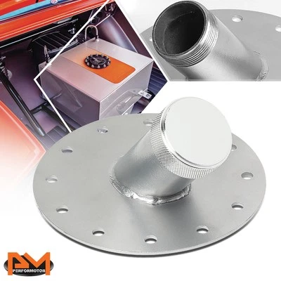 Cuello de llenado de celda de combustible de 45 grados atornillable de 1,5" con tapa plateada Foto 1 de 4