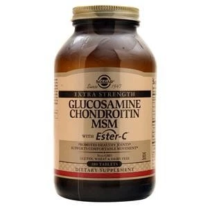 Solgar Extra Fuerte Glucosamina Condroitina MSM con Ester-C 180 Tabs Foto 1 de 1