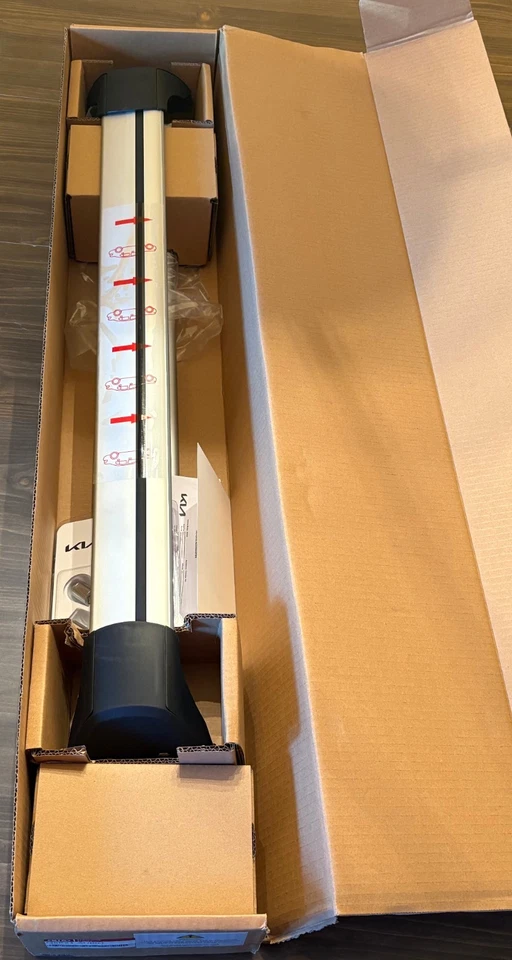 Barras transversais para rack de teto Kia Seltos ~ Q5F21 Au000/AU001 novas na caixa mais bônus - Imagem 1 de 4