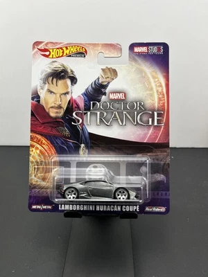 Hot Wheels 2019 Premium Doctor Strange Lamborghini Huracan Coupe Gray - Image 1 of 4