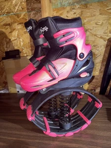 HearthSong rosa Springerstiefel Frühlingsschuhe verstellbar Jugend Größe 35-38 US 5-7,5 - Bild 1 von 7