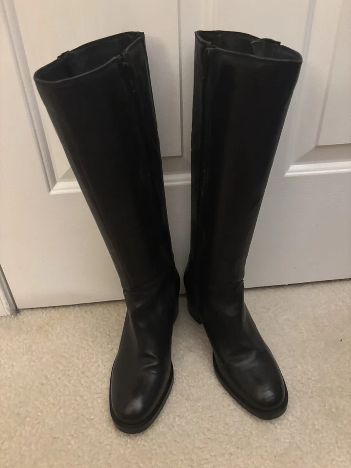 Botas hasta la rodilla Clark’s para mujer negras talla 8 Foto 1 de 4