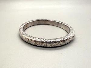 Simon Sebbag Designs SSD Textured 925 Sterling Silver Bangle Bracelet - Picture 1 of 3