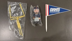 New York Giants NFL Football Cake Decor Pennant Bobble head Goal Posts - Picture 1 of 3