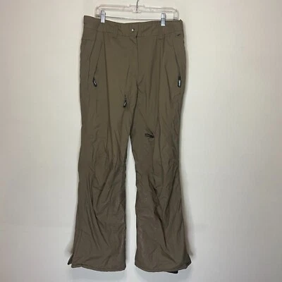 Helly Hansen Women L Helly Tech Ski Pants Snowboard Winter Brown Insulated Snow - Image 1 of 4