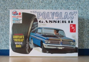 Pontiac 1962 Catalina "Polyglas" Gasser ll escala 1:25 AMT/Round2 kit modelo - Imagen 1 de 5