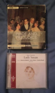 Job lot 2 Unabridged CD audio books Jane Austen, Pride and Prejudice / L. Susan - Picture 1 of 6