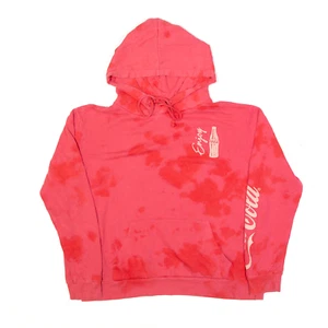 COCA COLA Mädchen Tie Dye Hoodie Rosa Pullover L - Bild 1 von 6