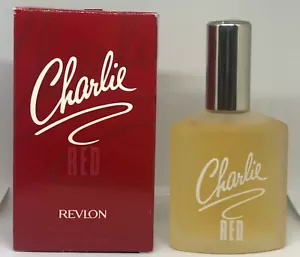 3 spray de colonia roja Charlie Revlon 2,12 fl oz en caja, completo - Imagen 1 de 2