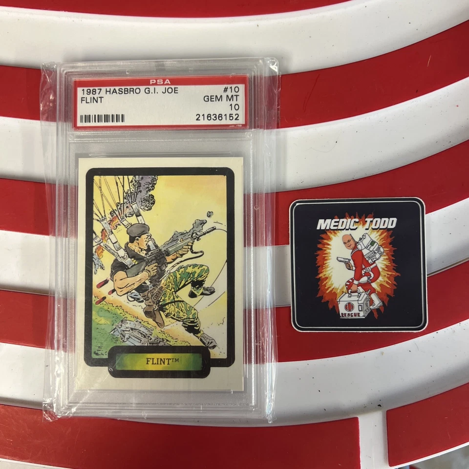 GI Joe  1987 Hasbro GI Joe Flint PSA 10 **Rare** - Image 1 of 4