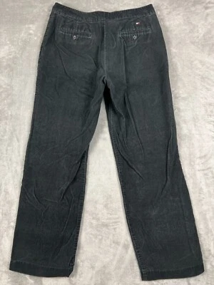 Pantalones de pana rectos Tommy Hilfiger de colección para mujer talla 12 holgados Y2k 2000s Skater Foto 1 de 4