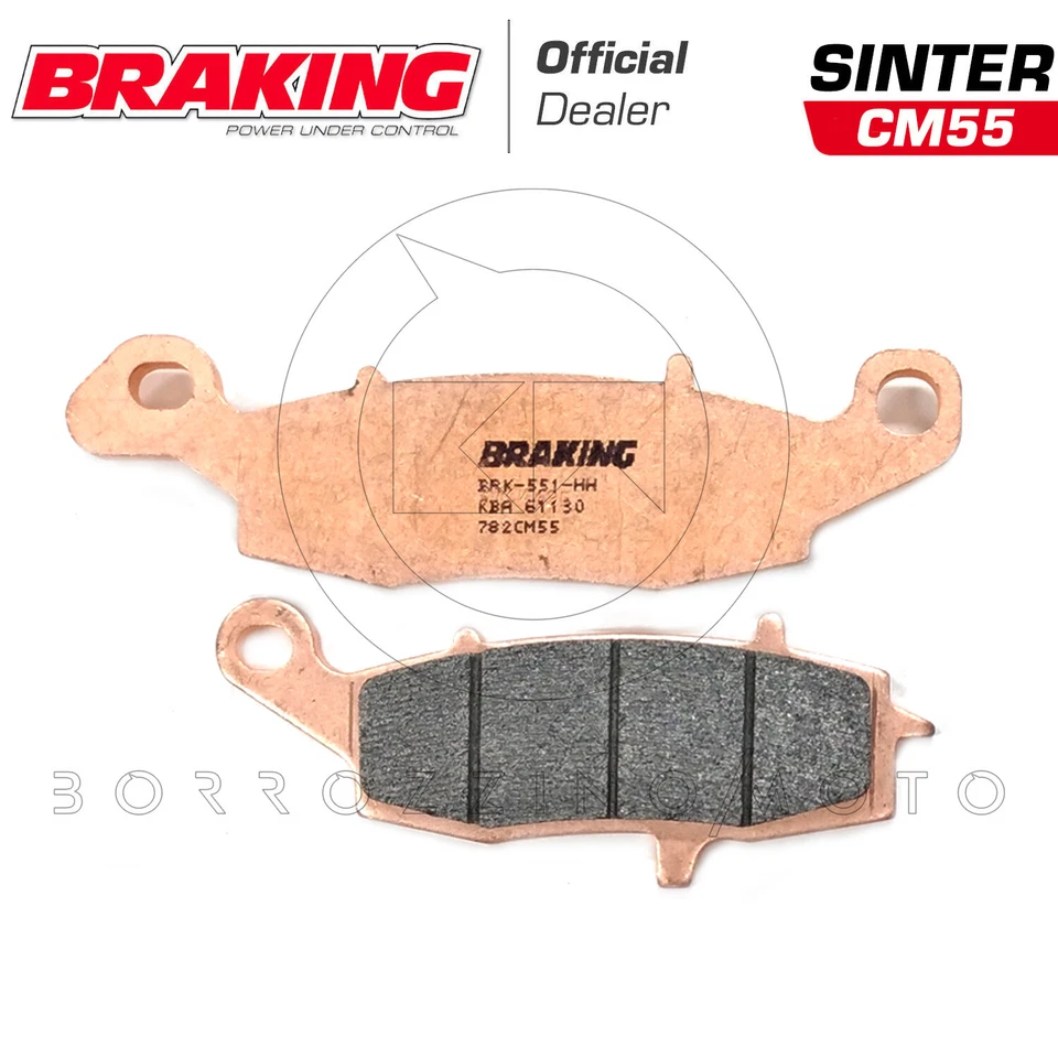PLAQUETTES DE FREIN Antérieures BRAKING 782CM55 Pour SUZUKI DR ST BIG 800 1996 - Photo 1/1