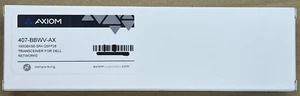 New 100GBASE-SR4 QSFP28, 850nm 100m MMF Transceiver, AXIOM 407-BBWV-AX. - Picture 1 of 6