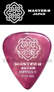 MASTER 8 JAPAN IFU-TD073 púa de guitarra de agarre duro 0,73 mm x 6, 12 púas nueva - Imagen 1 de 3