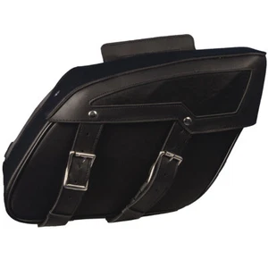 Hot Leathers SDC1004 Medium PVC Saddlebags 13X10X5 - Picture 1 of 2