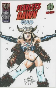 Fearless Dawn "COLD" color ART SKETCH on cover Steve Mannion orig art DIRECT! - Picture 1 of 1