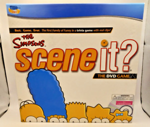 The SIMPSONS Scene It? Interactive DVD Board Game 2009 Complete! Great condition