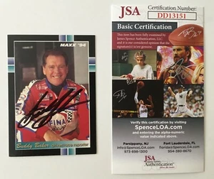 Buddy Baker firmata autografata 1994 Maxx Card #318 JSA certificata NASCAR - Foto 1 di 1