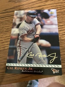 1996 Upper Deck CAL RIPKEN Jr. #11 Ripken Collection BALTIMORE ORIOLES 3 1/2 X 5