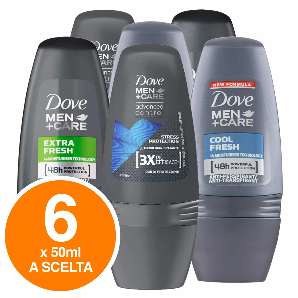 Dove Men+Care Deodoranti Roll On Corpo Antitraspiranti Protezione Cattivi Odori - Immagine 1 di 1