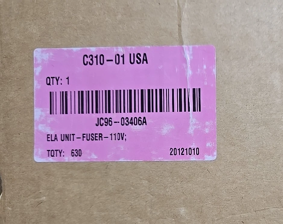 Unidad de fusor JC96-03406A para Samsung ML4050 4051 4550 4551 3560 3561 Xerox 3500 Foto 1 de 1