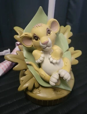 RARO Disney Bebé Rey León Simba Guardería Niños’s Lámpara Base Solo Foto 1 de 4