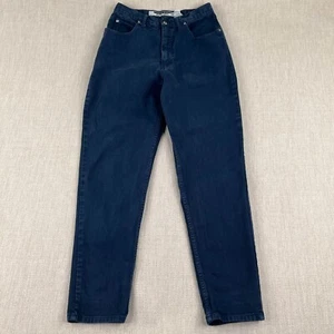 Vintage Anchor Blue Relaxed Jeans Womens 29x30 Normcore Tapered Made In USA City - Picture 1 of 14