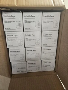 144 Rolls Of Clear Invisible Tape 3/4in × 1000in (27.7 Yds) - Picture 1 of 3