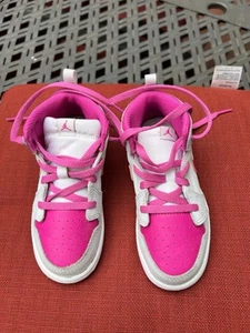 Pink Jordan Sneakers For Kids Size 9C - Picture 1 of 5