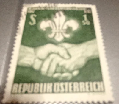 Austria 1962 50 Aniversario Movimiento Boy Scout 1.50S Usado Foto 1 de 2