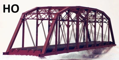 HO - 200' 2 Track Heavy-Duty Laced-Parker-Truss Bridge -- Kit - CVM-1900 - Image 1 of 4