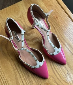 Halogen Martine Studded T-Strap Heels - Picture 1 of 11