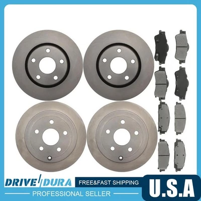 Kit de pastillas de freno de disco delanteras y traseras para Pontiac G8 2008-2009 Foto 1 de 4